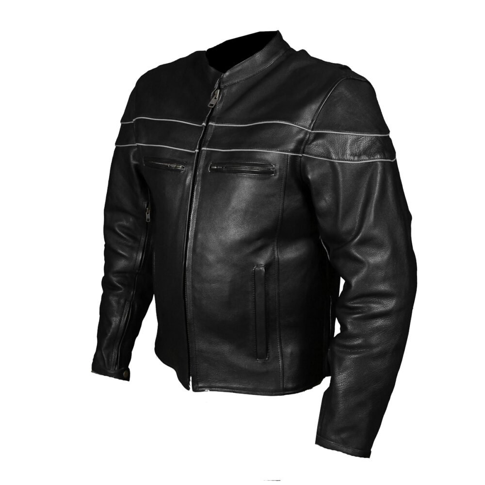 Iowa Motorcycle Leather Jacket - Image 4