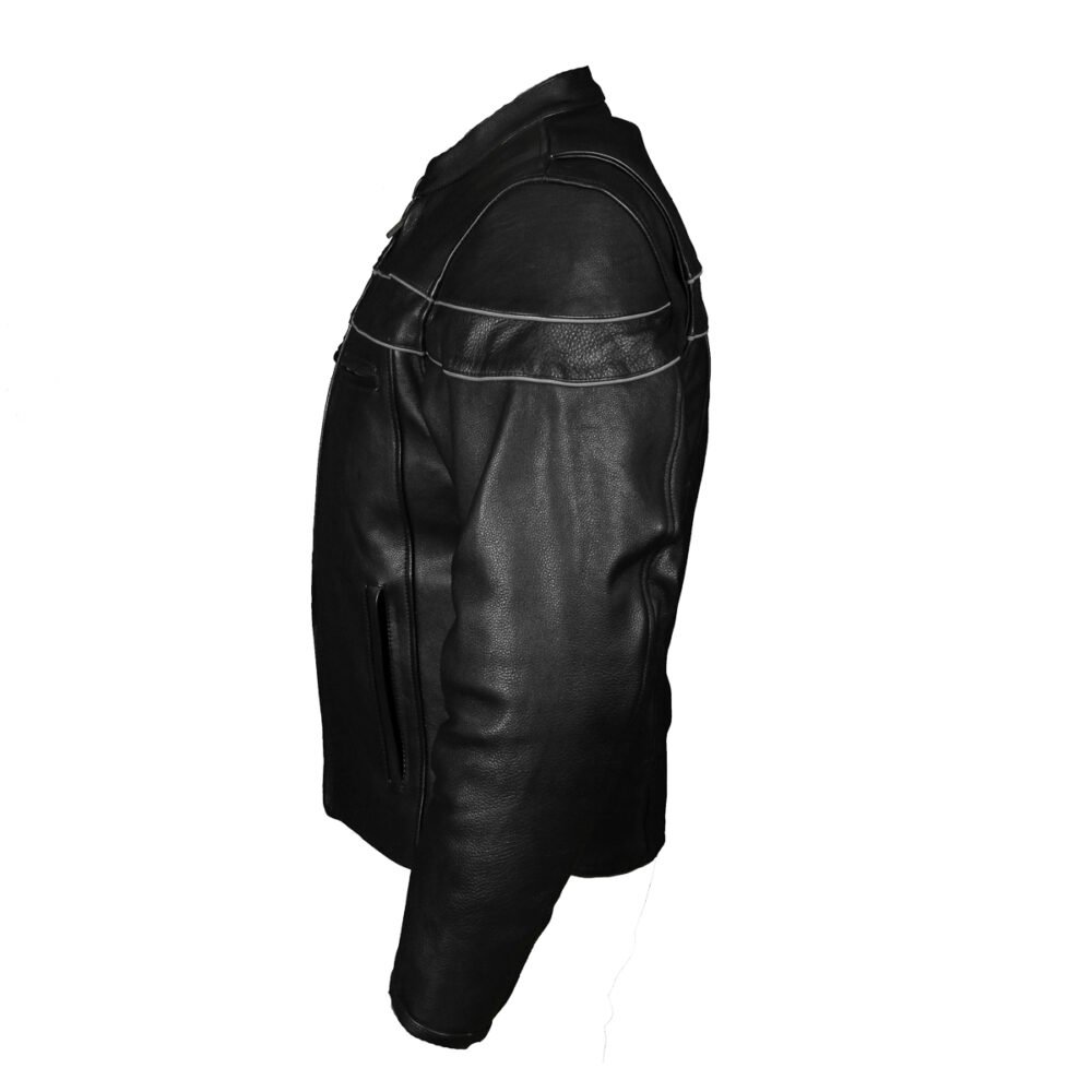 Iowa Motorcycle Leather Jacket - Image 2