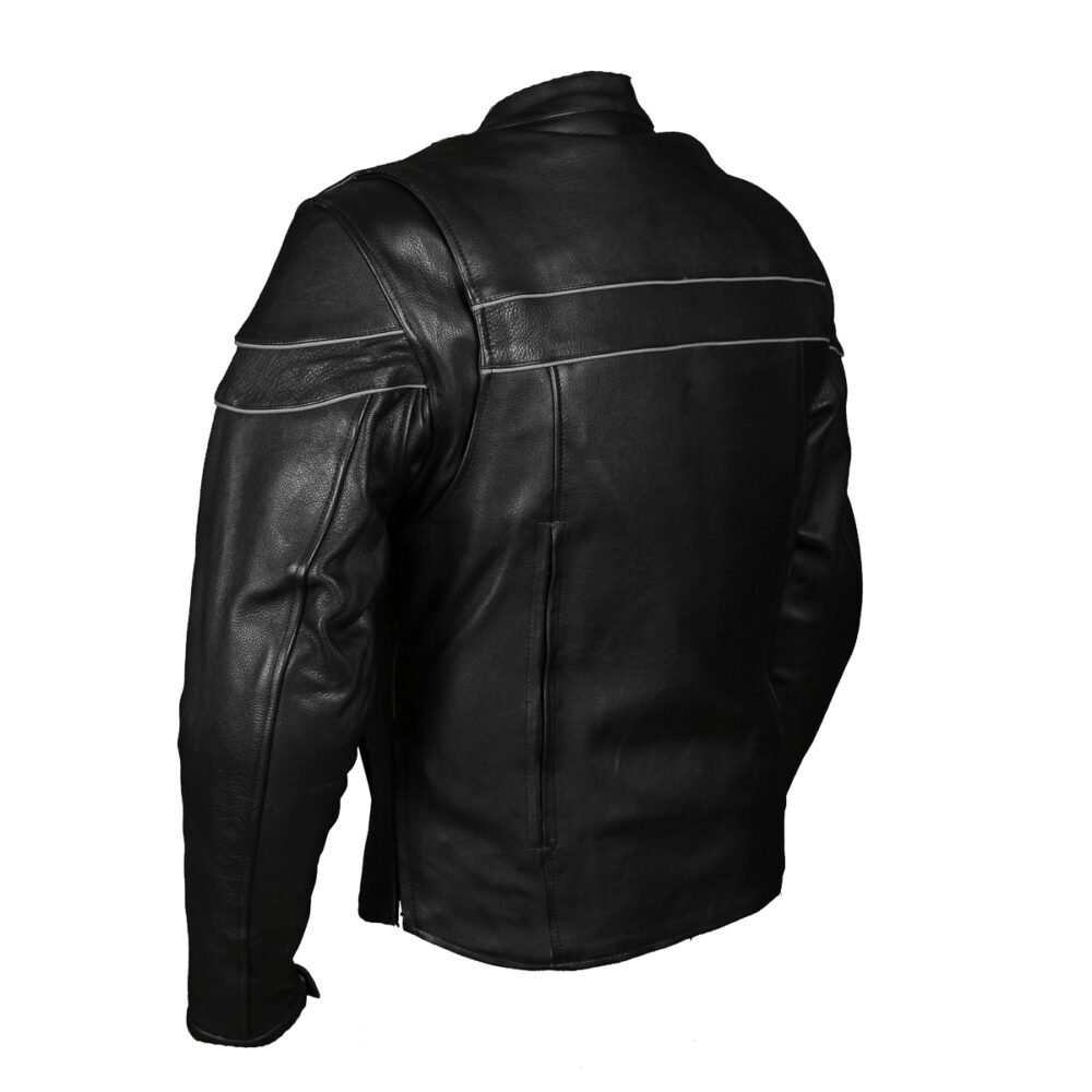 Iowa Motorcycle Leather Jacket - Image 5