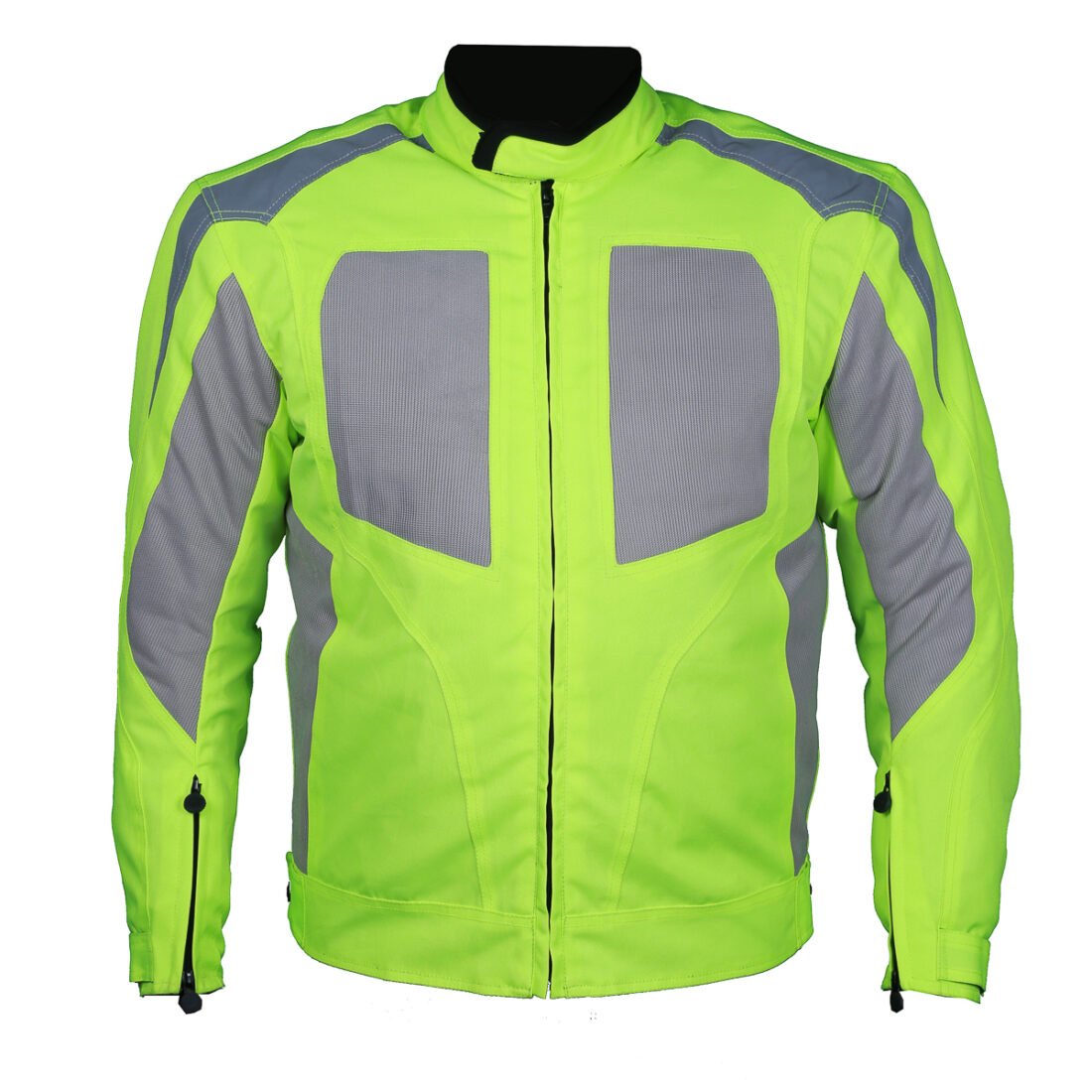 Hi Viz Green Nevada Motorcycle Jacket