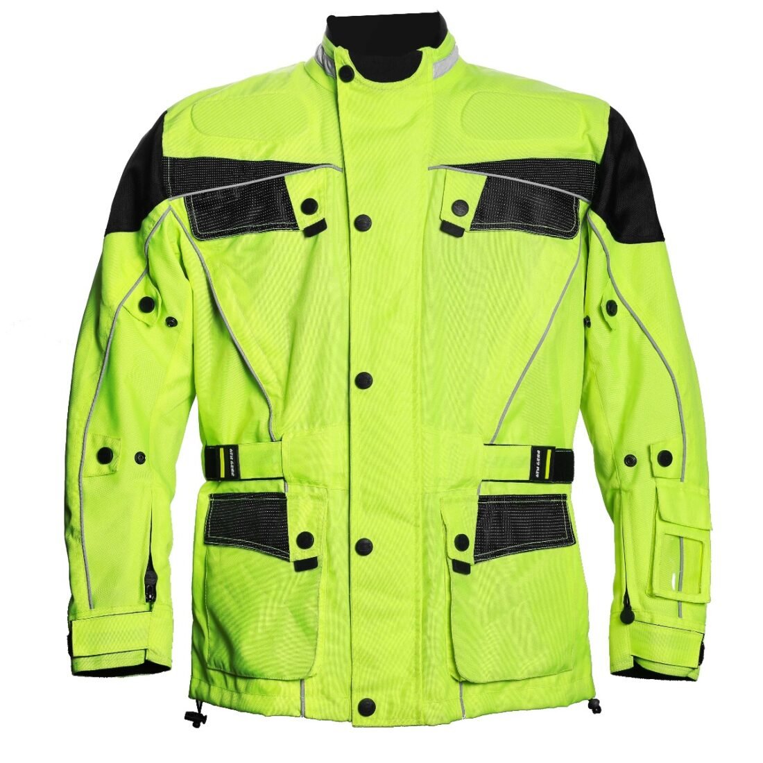 Chase Motorcycle Jacket Hi Viz Green