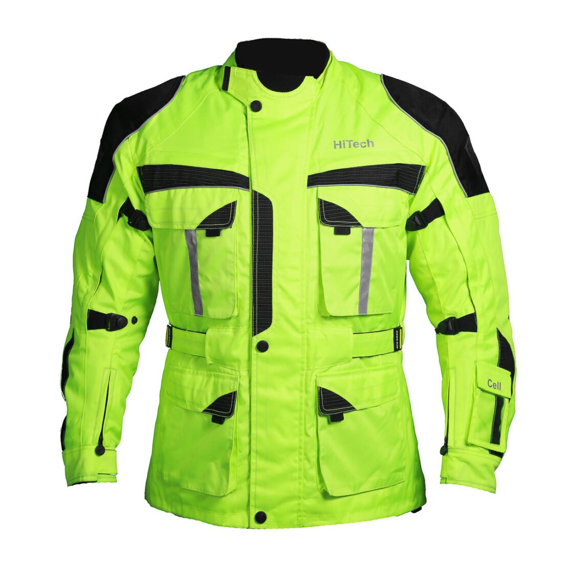 Sonora Motorcycle Jacket Hi Viz Green