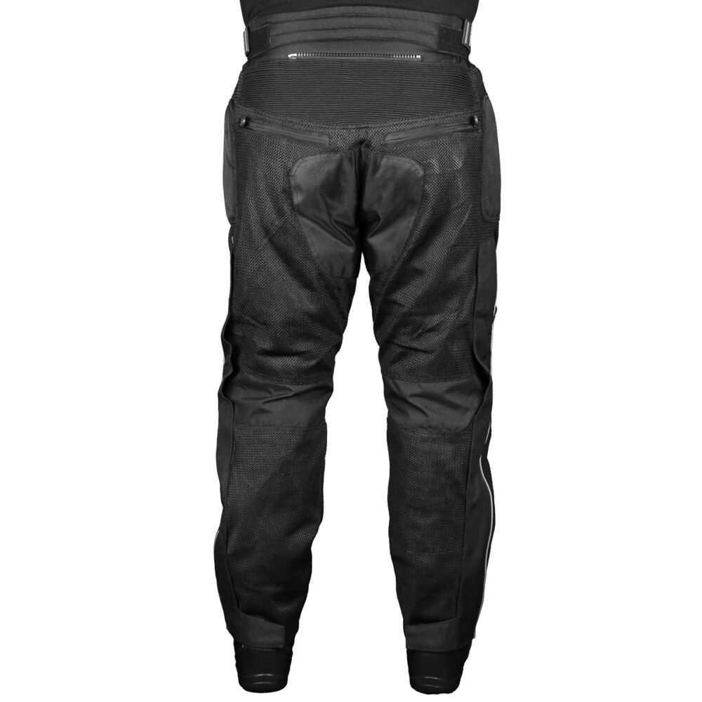 Black Stinger Mesh Motorcycle Pants - Image 3