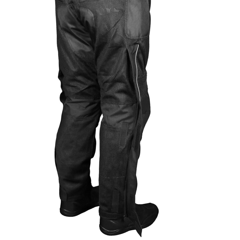 Black Stinger Mesh Motorcycle Pants - Image 4