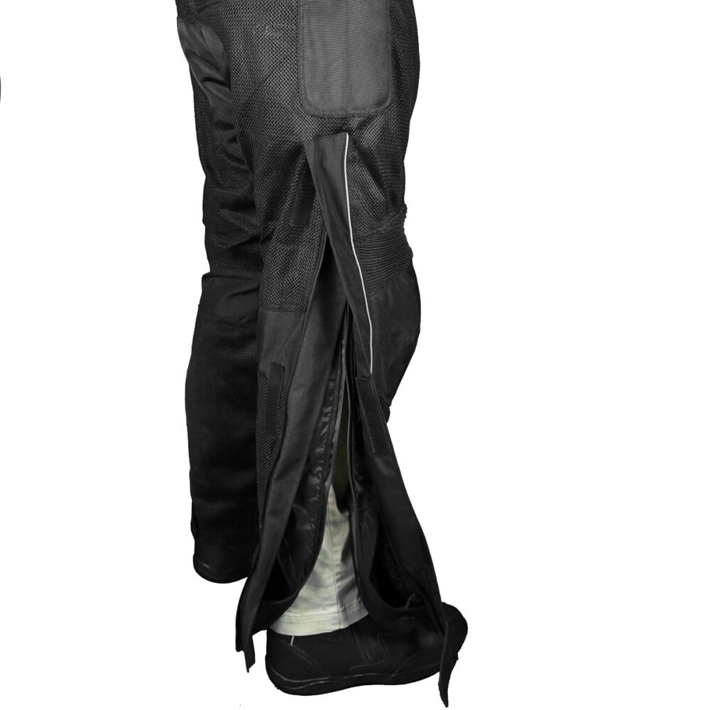 Black Stinger Mesh Motorcycle Pants - Image 5
